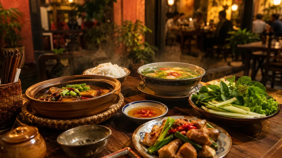 Đường hẻm trước quán